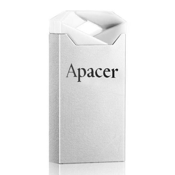 Apacer USB flash disk, USB 2.0, 32GB, AH111, strieborný, AP32GAH111CR-1, USB A, DOPREDAJ