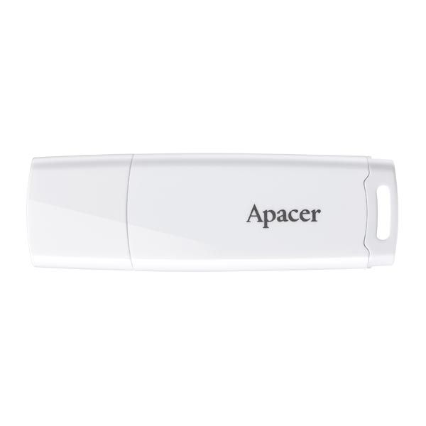 Apacer USB flash disk, USB 2.0, 64GB, AH336, biely, AP64GAH336W-1, USB A, s krytkou, DOPREDAJ