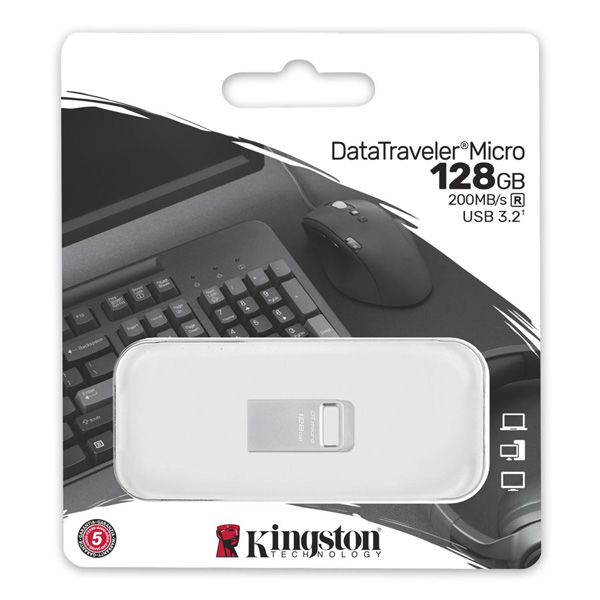 128GB Kingston USB 3.2 DT Micro 200MB/s
