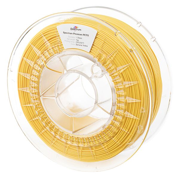 Spectrum Filament Premium PET-G 1000g, bahama yellow, DOPREDAJ