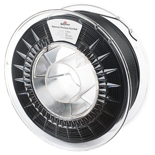 Spectrum Filament PLA Matt 1000g, deep black