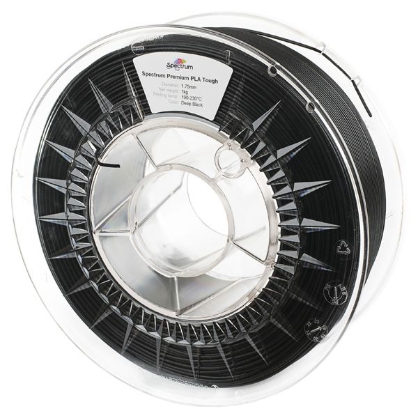 Spectrum Filament PLA Tough 1000g, deep black