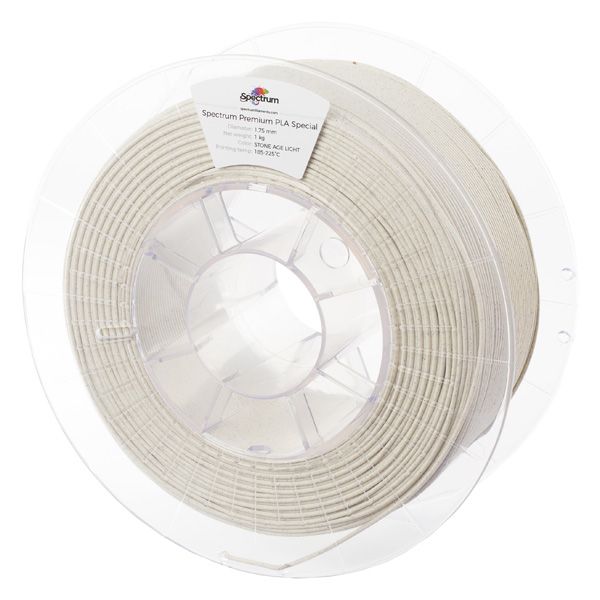 Spectrum Filament PLA Stone Age 1000g, light grey, DOPREDAJ