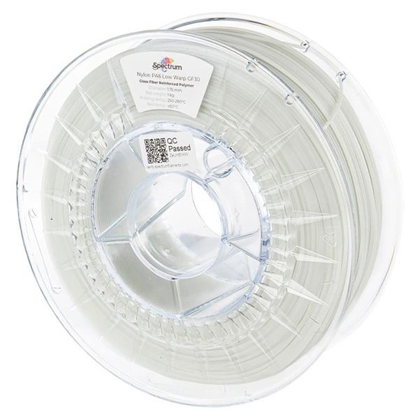 Spectrum Filament PA6 Low Warp GF30 500g, natural