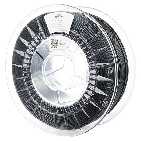 Spectrum Filament PET-G/PTFE 1000g, traffic black