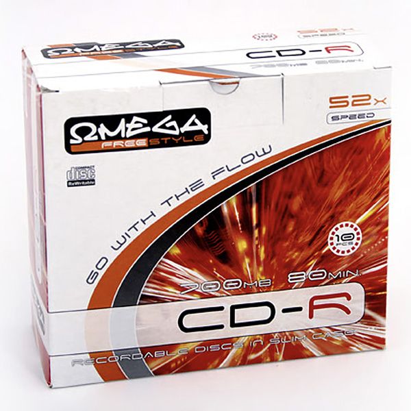 Platinet CD-R, OFS, sada 10ks, 700MB, 52x, pre archiváciu dát