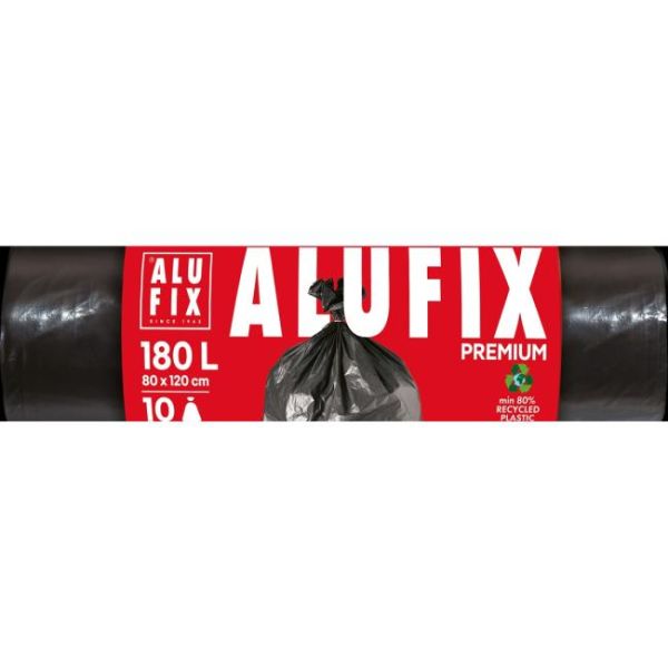 Vrecia na odpadky PROFI 180 l / 10 ks, 45mic., 80 x 120 cm, čierne, LDPE 