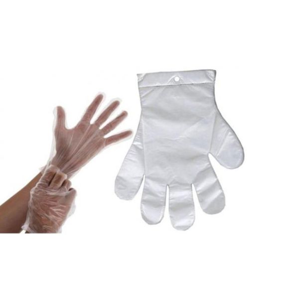 Rukavice jednorazové, mikroténové HDPE (100 ks) 