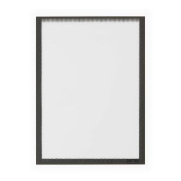 Informačné vrecko, A4, magnetické, DURABLE, sivá, 5ks