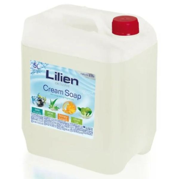 Tekuté mydlo krémove Lilien 5l Oliva milk 