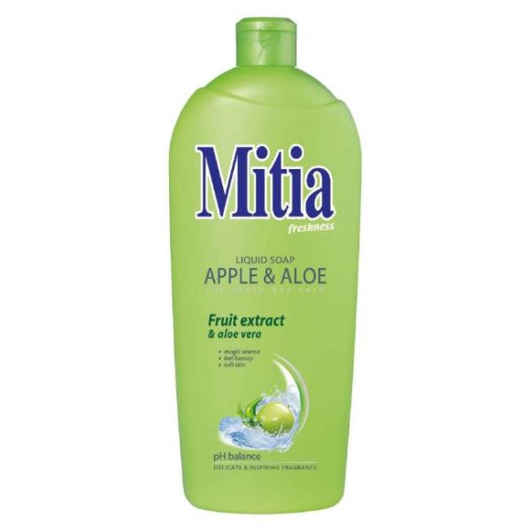 Mitia tekuté mydlo 1 l - Jablko&Aloe 