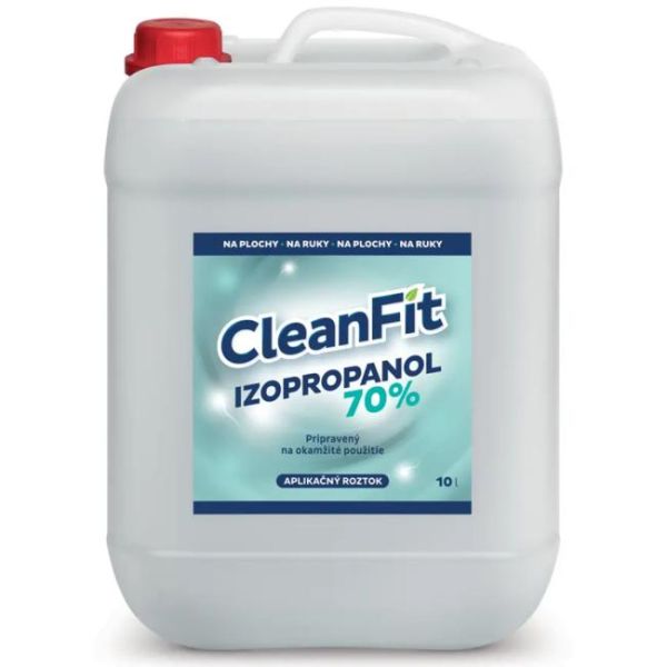 CleanFit alkoholový roztok IZOPROPYLALKOHOL 70% 10 l 