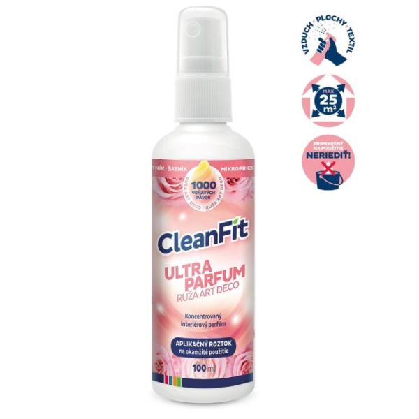 Cleanfit ultraparfum - Ruža Art Deco 100 ml 