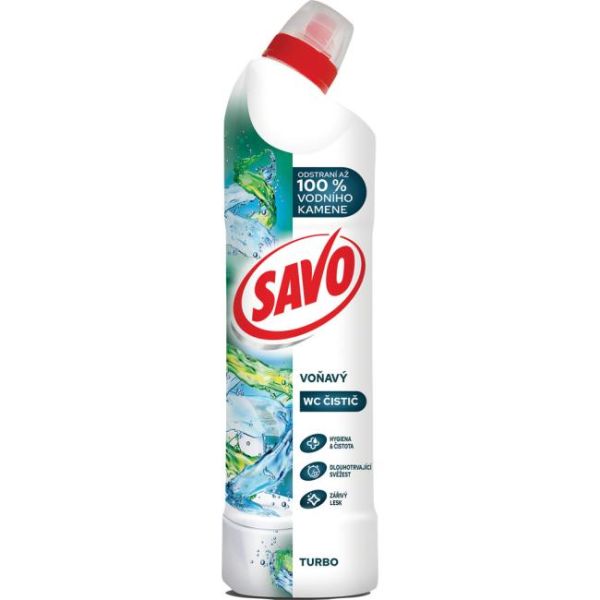 Savo WC tekutý čistič 700 ml - TURBO 