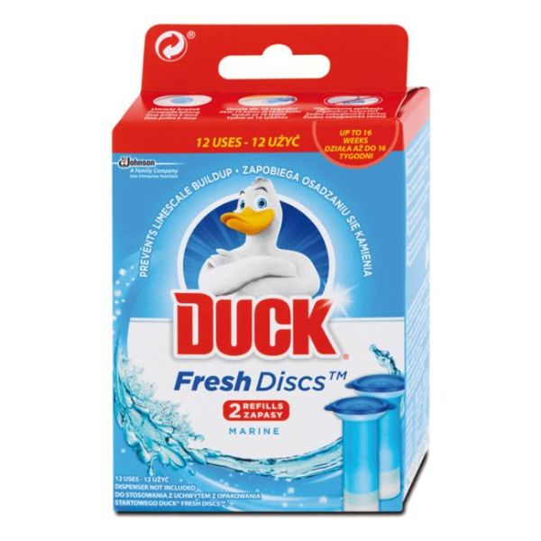 Náhrada DUCK Fresh Discs WC gél 2 x 36 ml Marine 
