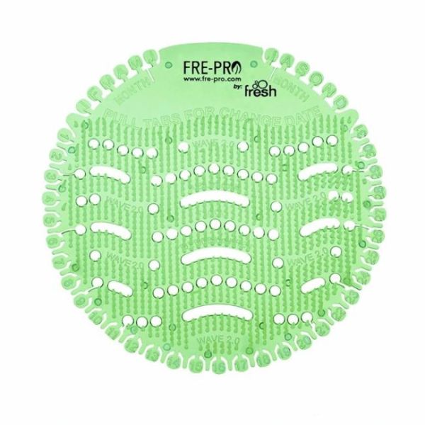 Pisoárové sitko Fre-Pro Wave 2 - Uhorka / melón (zelené) 2 ks 
