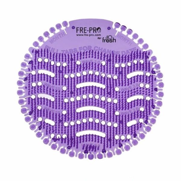 Pisoárové sitko Fre-Pro Wave 2 - Levanduľa (fialové) 2 ks 