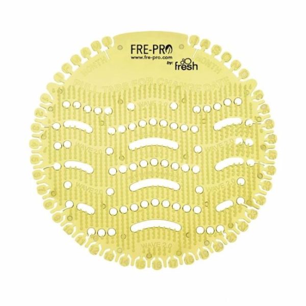 Pisoárové sitko Fre-Pro Wave 2 - Citrón (žlté) 2 ks 
