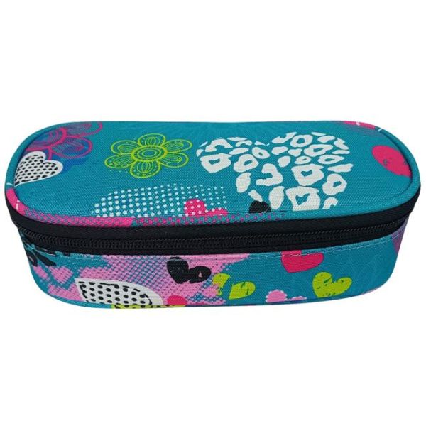 Puzdro na perá malé DONAU Srdce a Kvety 