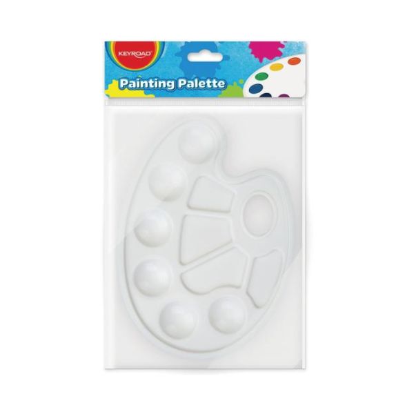 Paleta maliarska KEYROAD biela 
