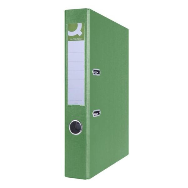 Zakladač pákový Q-CONNECT poloplastový 5cm zelený 