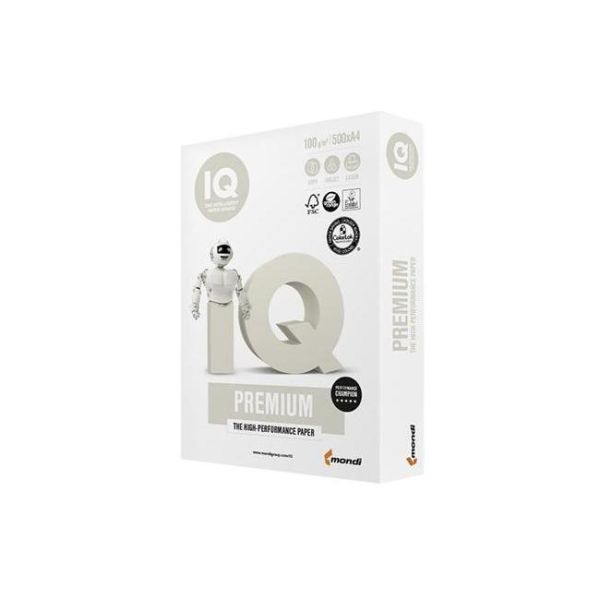 Kopírovací papier IQ premium A4, 100g