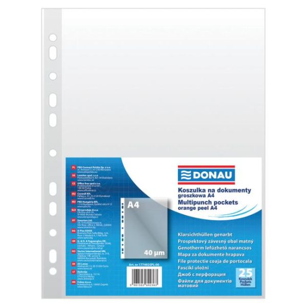 Euroobal Donau A4 matný 40mic v sáčku 25 ks v bal. 