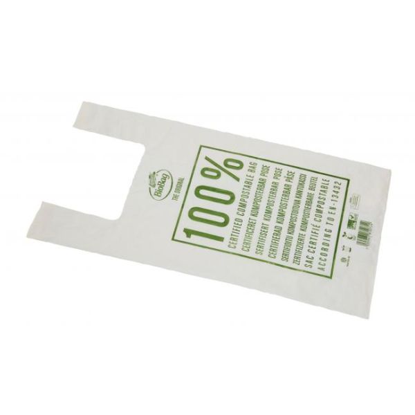 Taška kompostovateľná BioBag na nákup 20 l pevná 30 ks 