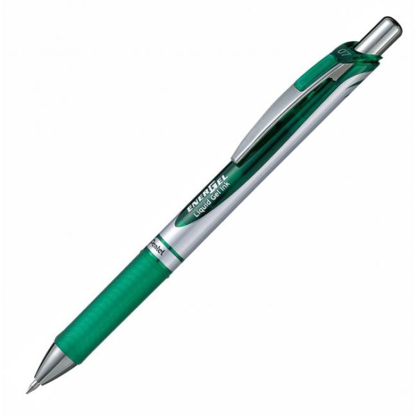 Gélový roller Pentel Energel 07, zelený 