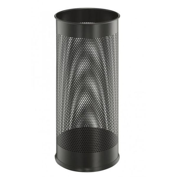 Stojan na dáždniky kovový čierny 