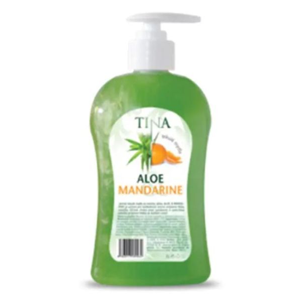 Tina tekuté mydlo s dávkovačom 500 ml - Aloe & mandarine 