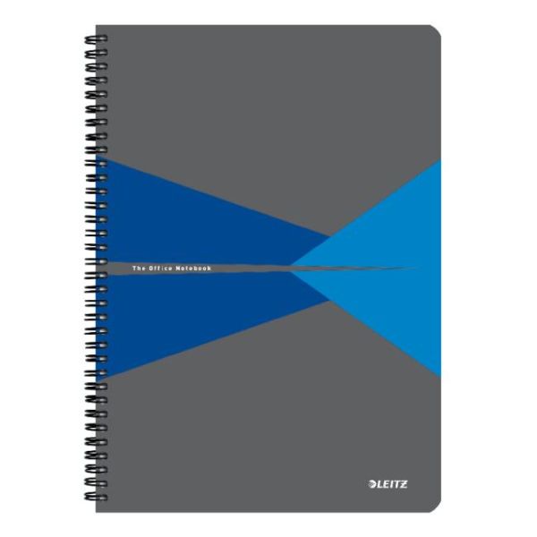Blok Leitz Office Card A4 90 listov linajkový modrý 