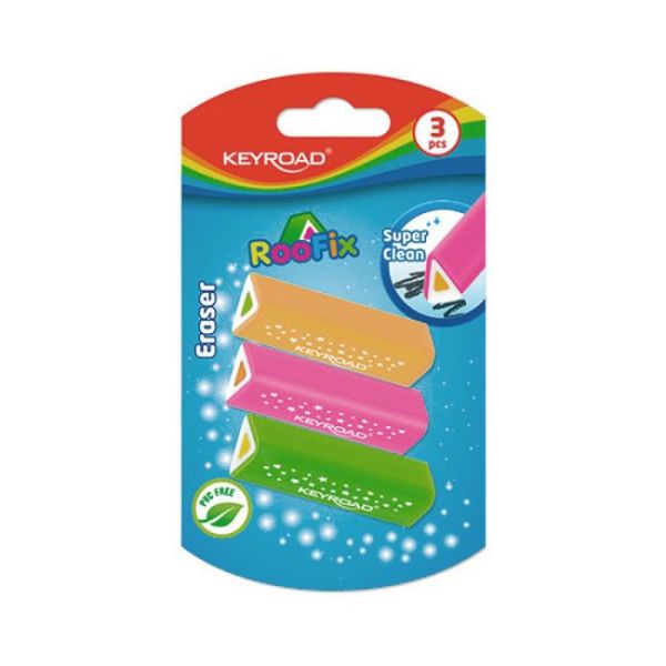 Guma univerzálna KEYROAD Roofix, blister 3 ks, mix farieb 