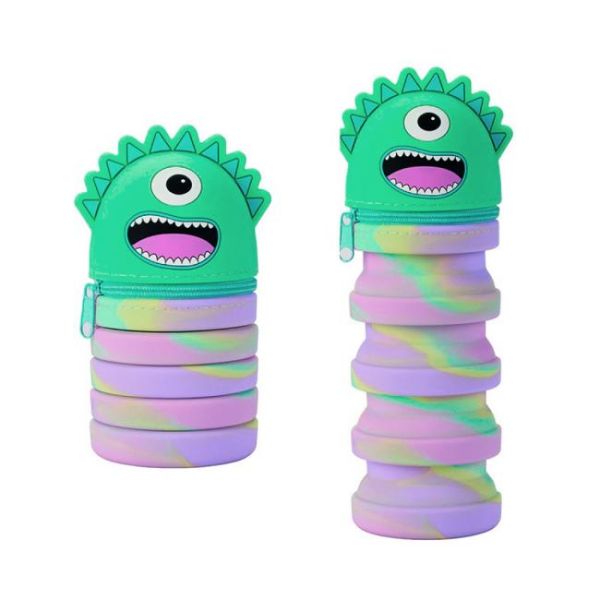 Peračník KEYROAD stojaci silikónový Monster, mix farieb 