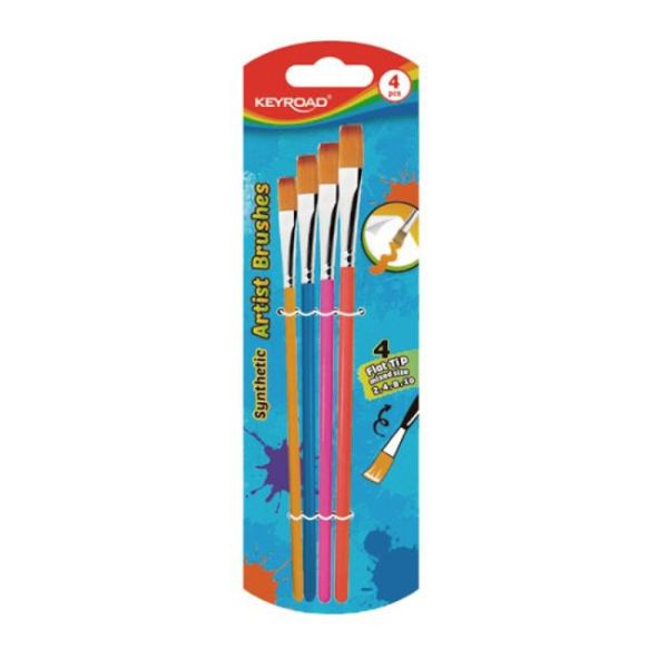 Sada štetcov KEYROAD, blister 4 ks, mix farieb 
