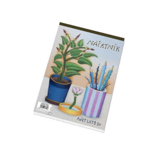 Náčrtník A5 20 listov 90 g