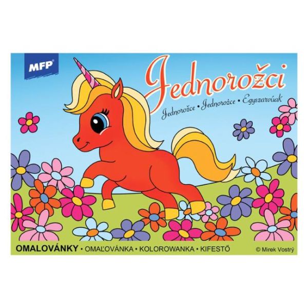 Maľovanka A5 Jednorožci 