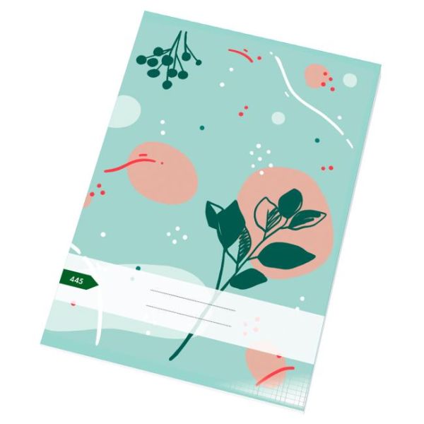 Zošit 445, A4, 40 listov, štvorčekový 