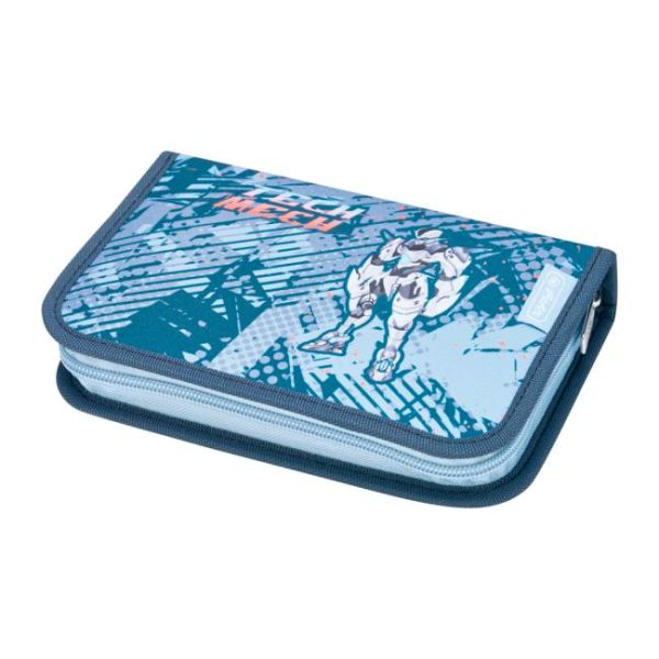 Peračník Herlitz 1 zipsový plný 2-klopý TechMech 