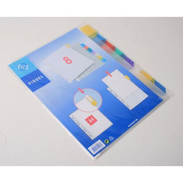 Euroobal A4 s farebným indexom/8 častí 