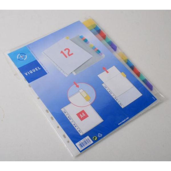 Euroobal A4 s farebným indexom/12 častí 