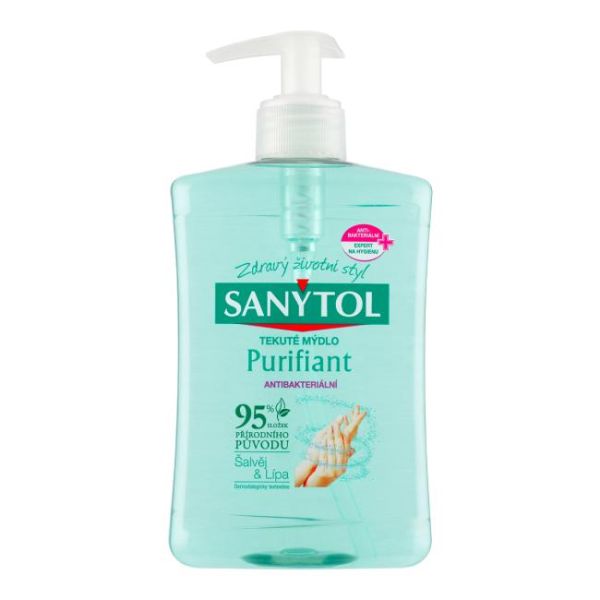 Sanytol tekuté mydlo antibakteriálne Purifiant, 500 ml 