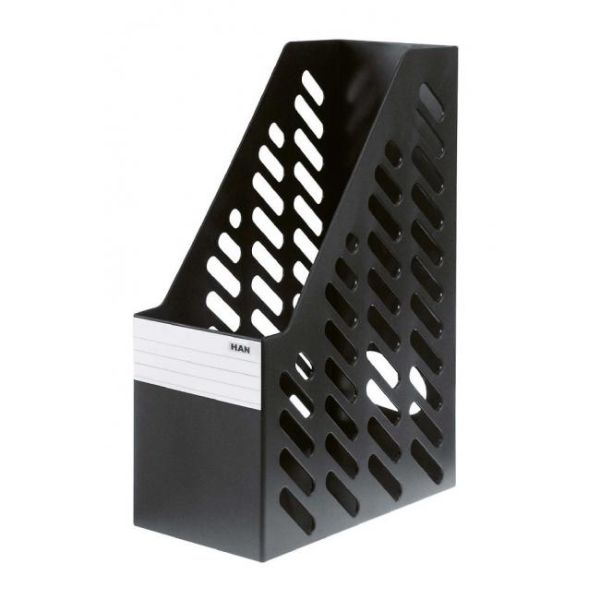 Stojan na časopisy KLASSIK XXL čierny 2ks 