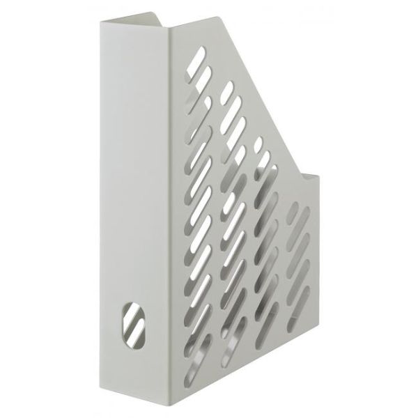 Stojan na časopisy KARMA eko-sivý 