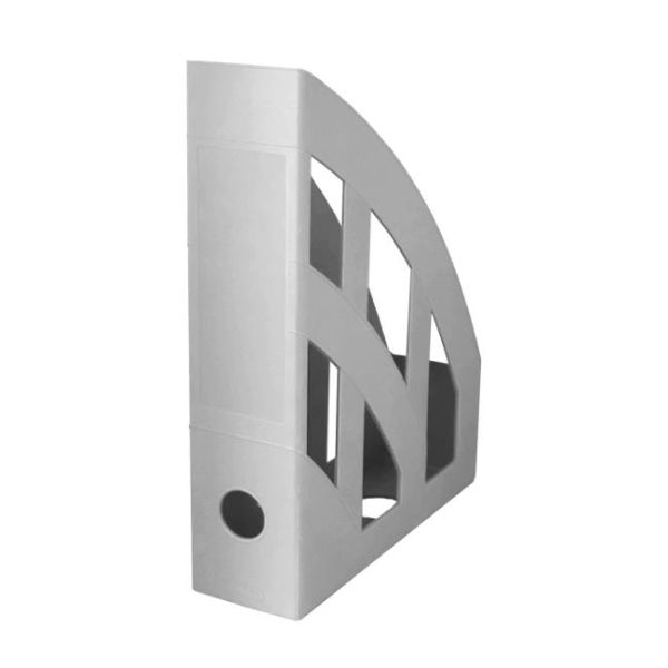 Stojan na časopisy Herlitz sivý 