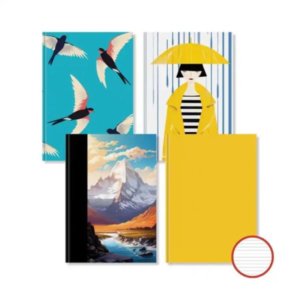 Záznamová kniha A5 144 listov linajková 