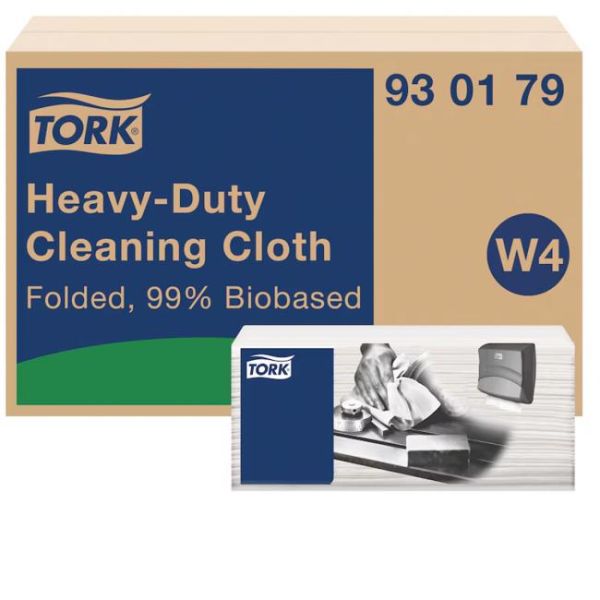Utierky skladané TORK Heavy-Duty Biobased W4 1-vrstv., 105 útržkov 