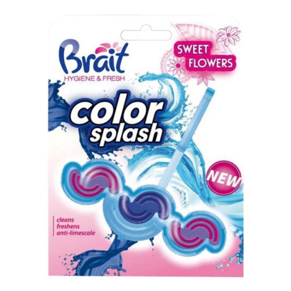 Brait color splash WC záveska sweet flowers 