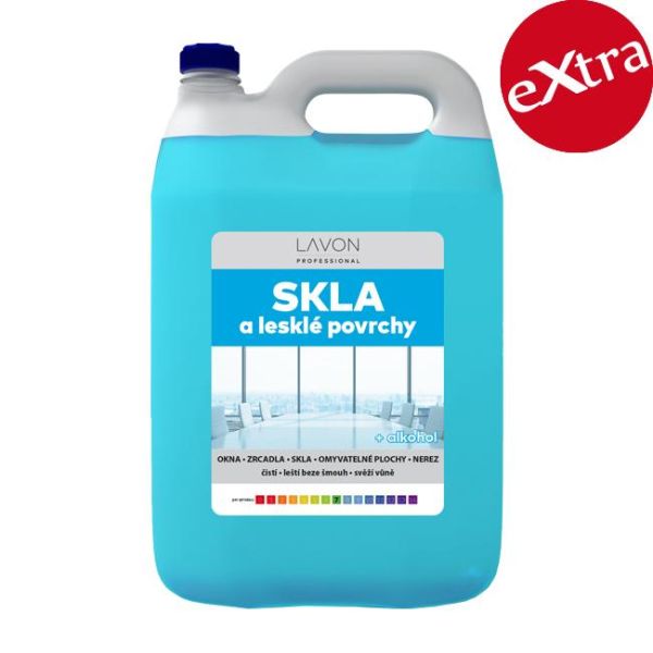 LAVON na sklo a lesklé povrchy 5l 