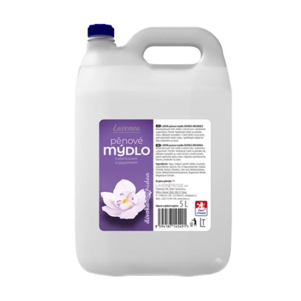 Mydlo penové LAVONEA 5l Divá Orchidea 